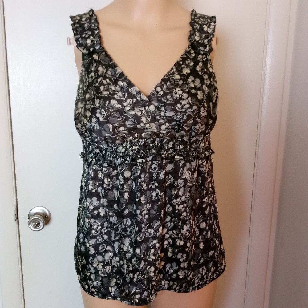 Ann Taylor Loft Petite Sleeveless Blouse Size 00P